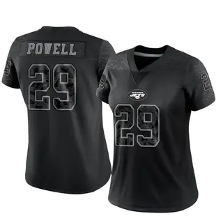 New York Jets Women's Bilal Powell Limited Reflective Jersey - Black