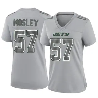 New York Jets Women's C.J. Mosley Game Atmosphere Fashion Jersey - Gray