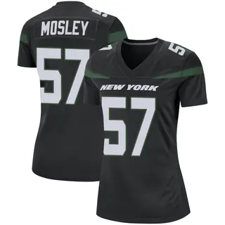 New York Jets Women's C.J. Mosley Game Stealth Jersey - Black