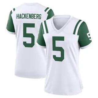 New York Jets Women's Christian Hackenberg Game Classic Alternate Jersey - White