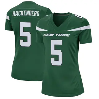 New York Jets Women's Christian Hackenberg Game Gotham Jersey - Green