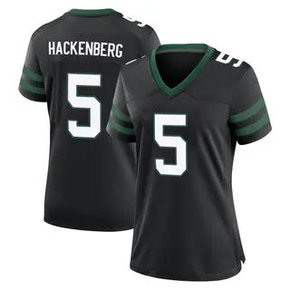 New York Jets Women's Christian Hackenberg Game Legacy Alternate Jersey - Black