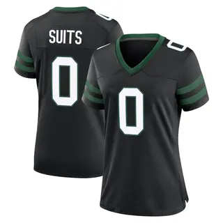 New York Jets Women's Colby Suits Game Legacy Alternate Jersey - Black