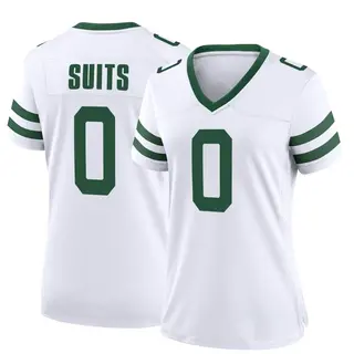 New York Jets Women's Colby Suits Game Legacy Jersey - White