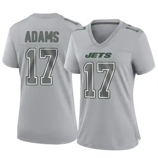 New York Jets Women's Davante Adams Game Atmosphere Fashion Jersey - Gray