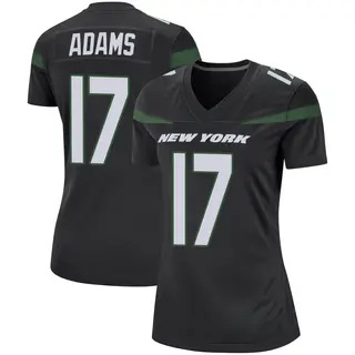 New York Jets Women's Davante Adams Game Stealth Jersey - Black