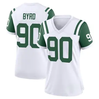 New York Jets Women's Dennis Byrd Game Classic Alternate Jersey - White