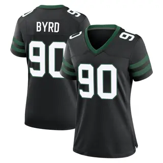 New York Jets Women's Dennis Byrd Game Legacy Alternate Jersey - Black