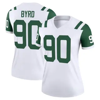 New York Jets Women's Dennis Byrd Legend Classic Alternate Jersey - White