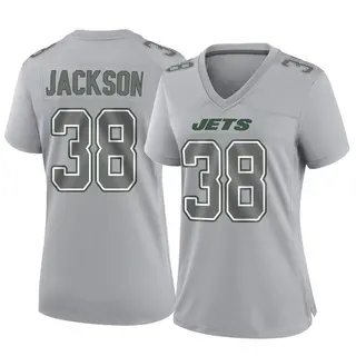 New York Jets Women's Deon Jackson Game Atmosphere Fashion Jersey - Gray