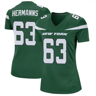 New York Jets Women's Grant Hermanns Game Gotham Jersey - Green