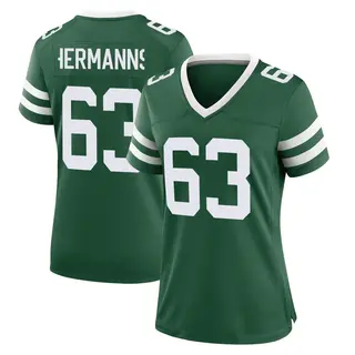 New York Jets Women's Grant Hermanns Game Legacy Jersey - Green