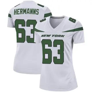 New York Jets Women's Grant Hermanns Game Spotlight Jersey - White