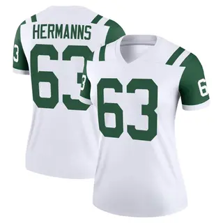 New York Jets Women's Grant Hermanns Legend Classic Alternate Jersey - White