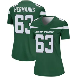 New York Jets Women's Grant Hermanns Legend Gotham Player Jersey - Green