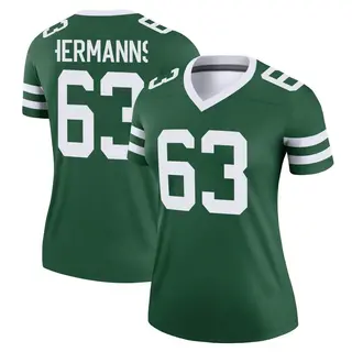 New York Jets Women's Grant Hermanns Legend Legacy Jersey - Green