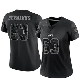 New York Jets Women's Grant Hermanns Limited Reflective Jersey - Black