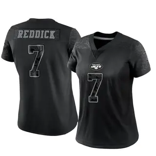 New York Jets Women's Haason Reddick Limited Reflective Jersey - Black