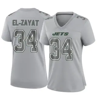 New York Jets Women's Hamze El-Zayat Game Atmosphere Fashion Jersey - Gray