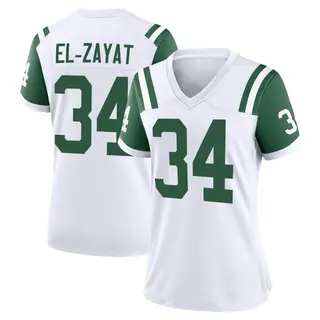 New York Jets Women's Hamze El-Zayat Game Classic Alternate Jersey - White