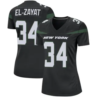 New York Jets Women's Hamze El-Zayat Game Stealth Jersey - Black