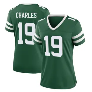 New York Jets Women's Irvin Charles Game Legacy Jersey - Green