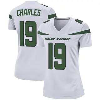 New York Jets Women's Irvin Charles Game Spotlight Jersey - White