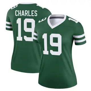 New York Jets Women's Irvin Charles Legend Legacy Jersey - Green