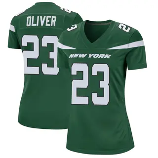 New York Jets Women's Isaiah Oliver Game Gotham Jersey - Green