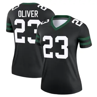 New York Jets Women's Isaiah Oliver Legend Legacy Jersey - Black