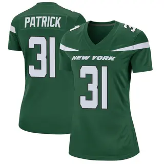 New York Jets Women's Jacques Patrick Game Gotham Jersey - Green