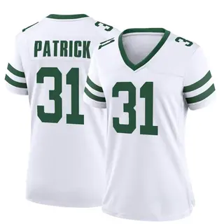 New York Jets Women's Jacques Patrick Game Legacy Jersey - White