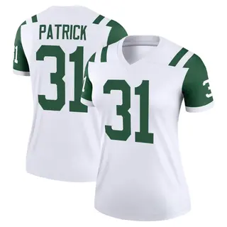 New York Jets Women's Jacques Patrick Legend Classic Alternate Jersey - White