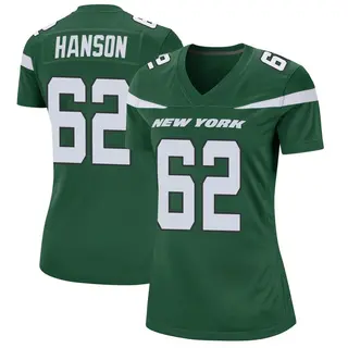 New York Jets Women's Jake Hanson Game Gotham Jersey - Green