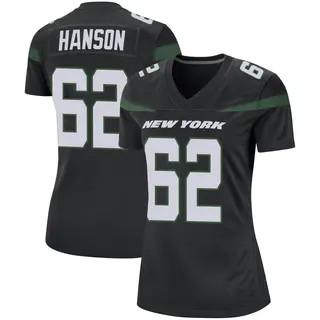 New York Jets Women's Jake Hanson Game Stealth Jersey - Black