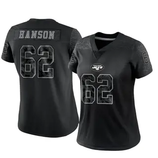 New York Jets Women's Jake Hanson Limited Reflective Jersey - Black