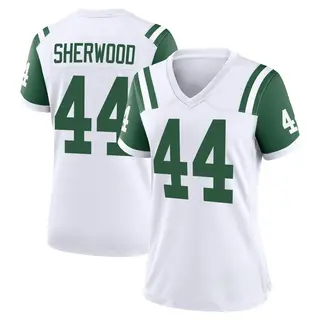 New York Jets Women's Jamien Sherwood Game Classic Alternate Jersey - White