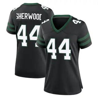 New York Jets Women's Jamien Sherwood Game Legacy Alternate Jersey - Black