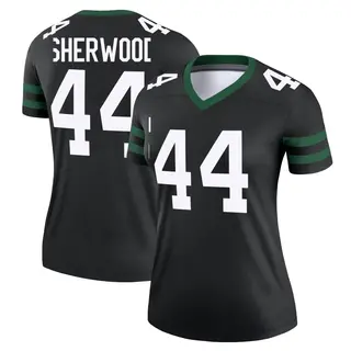 New York Jets Women's Jamien Sherwood Legend Legacy Jersey - Black