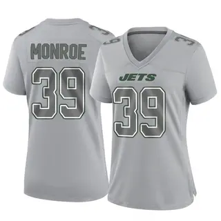 New York Jets Women's Jarius Monroe Game Atmosphere Fashion Jersey - Gray