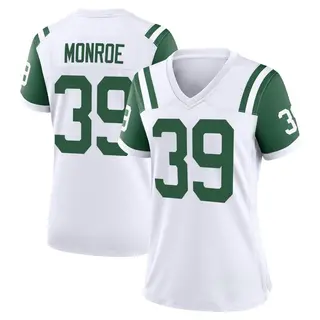 New York Jets Women's Jarius Monroe Game Classic Alternate Jersey - White