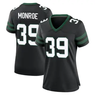 New York Jets Women's Jarius Monroe Game Legacy Alternate Jersey - Black