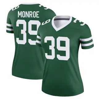 New York Jets Women's Jarius Monroe Legend Legacy Jersey - Green