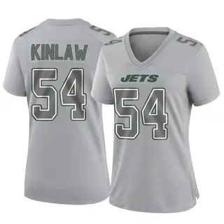 New York Jets Women's Javon Kinlaw Game Atmosphere Fashion Jersey - Gray