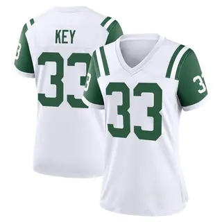 New York Jets Women's Jaylen Key Game Classic Alternate Jersey - White