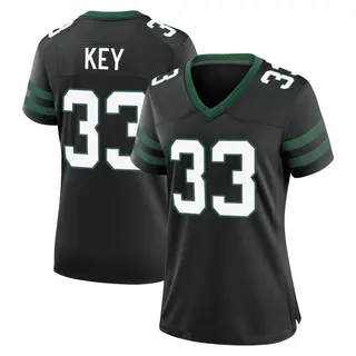 New York Jets Women's Jaylen Key Game Legacy Alternate Jersey - Black