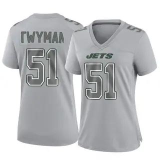 New York Jets Women's Jaylen Twyman Game Atmosphere Fashion Jersey - Gray