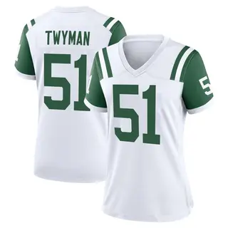 New York Jets Women's Jaylen Twyman Game Classic Alternate Jersey - White