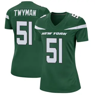 New York Jets Women's Jaylen Twyman Game Gotham Jersey - Green