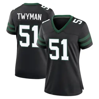 New York Jets Women's Jaylen Twyman Game Legacy Alternate Jersey - Black